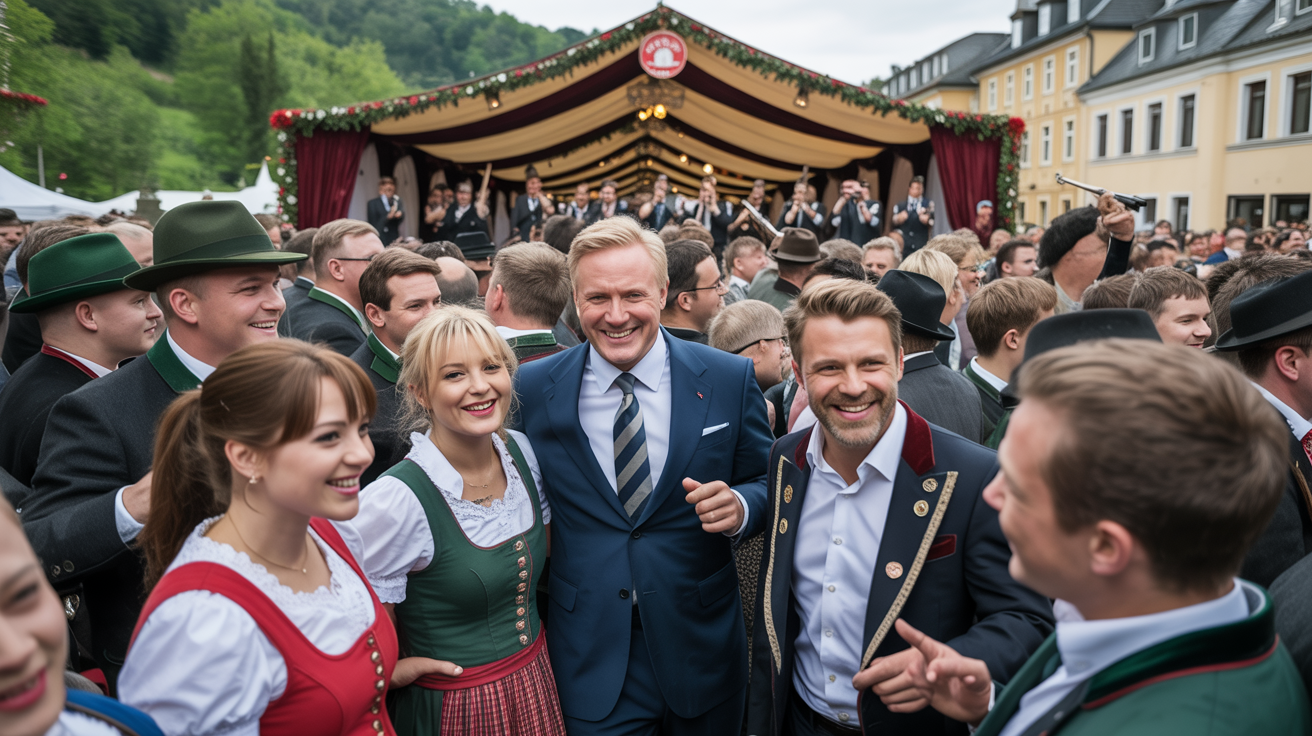 Beitragsbild zum Thema Friedrich Merz in Arnsberg: Schützenfest und Sommerinterview