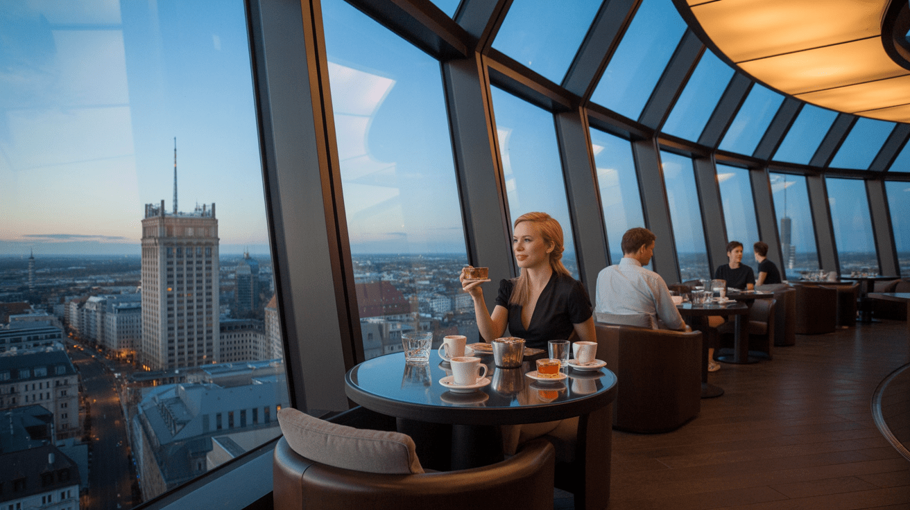 Beitragsbild zum Thema Weltweit erstes Drehrestaurant im Dortmunder Florian wird neu eröffnet