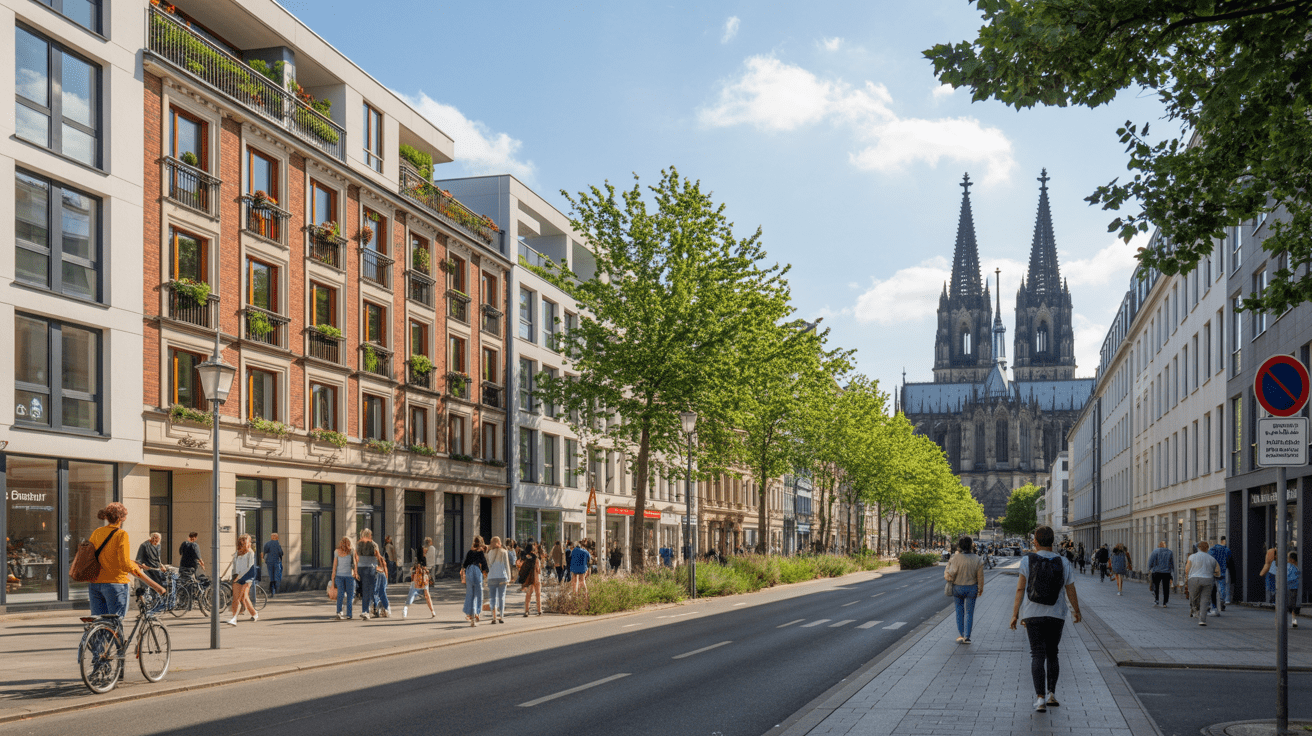 Beitragsbild zum Thema Rückgang der Vermarktungsdauer bei Wohnimmobilien in Köln