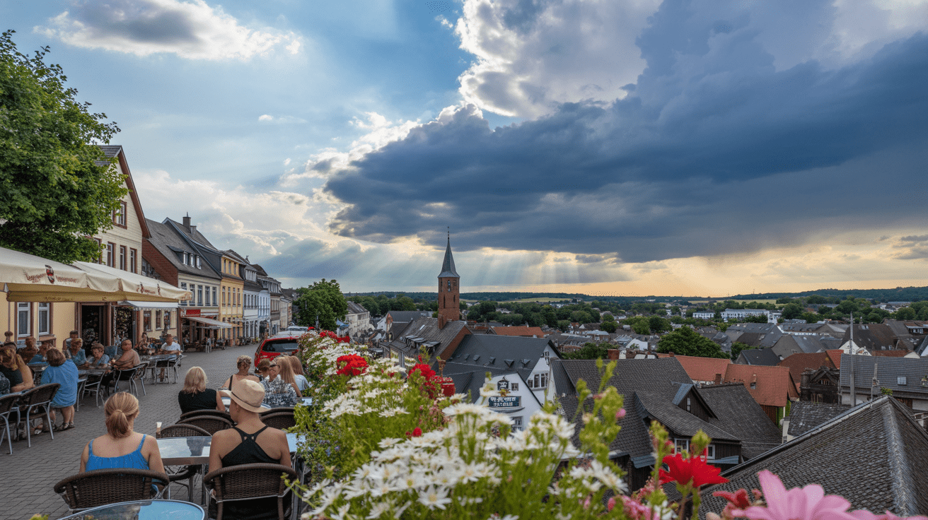 Beitragsbild zum Thema Sommerliche Temperaturen und Gewitter in NRW am Wochenende